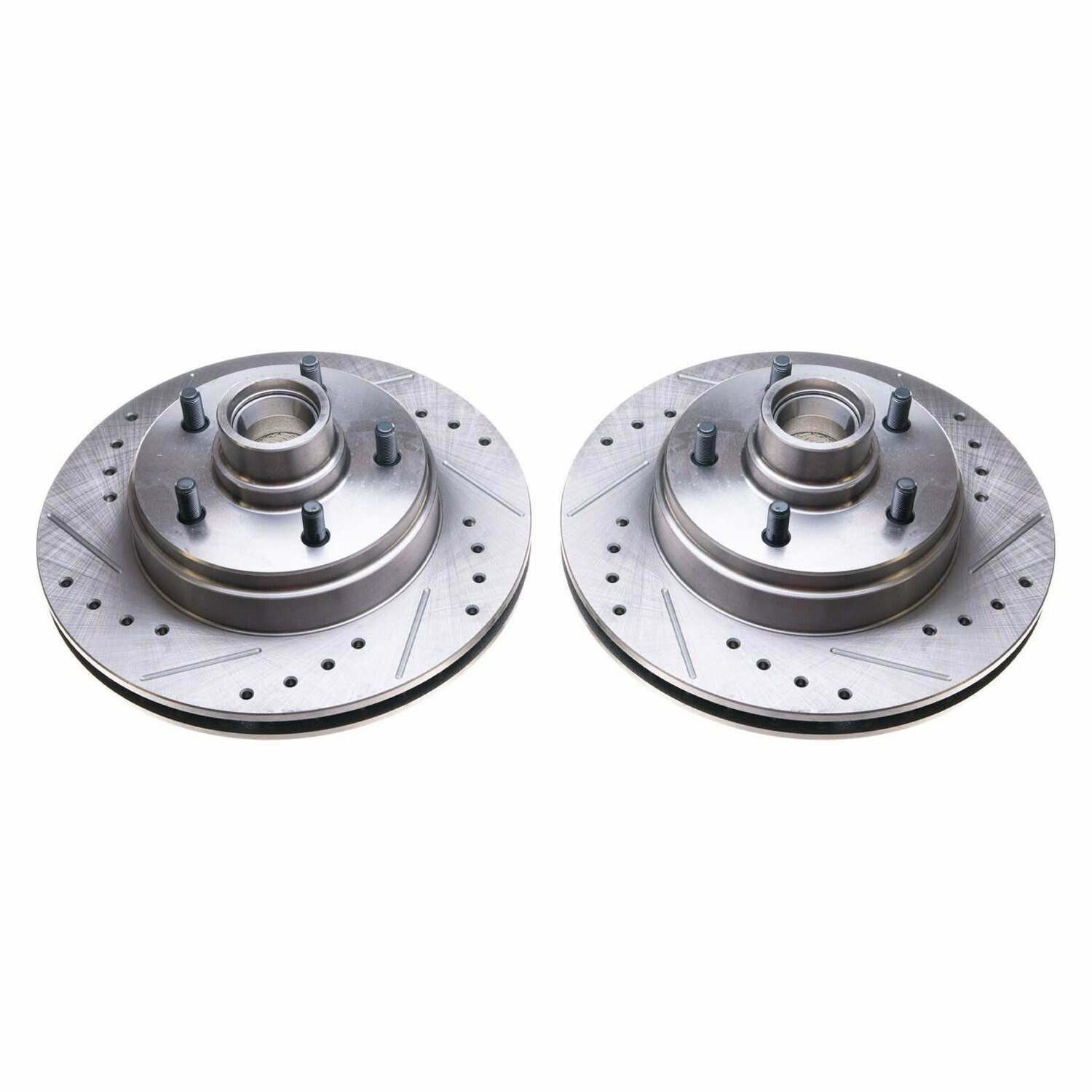 Power Stop 86-89 Buick Electra Front Evolution Drilled & Slotted Rotors - Pair - AR8212XPR