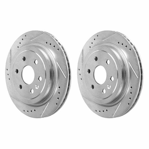 Power Stop 10-16 Cadillac SRX Rear Evolution Drilled & Slotted Rotors - Pair - AR82143XPR