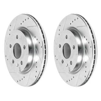 Power Stop 2010 Buick Allure Rear Evolution Drilled & Slotted Rotors - Pair - AR82146XPR
