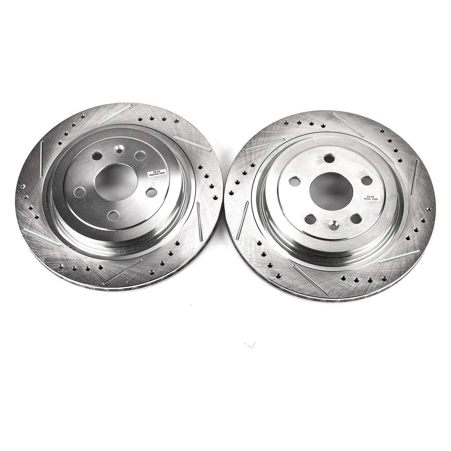 Power Stop 08-14 Cadillac CTS Rear Evolution Drilled & Slotted Rotors - Pair - AR82156XPR