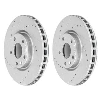 Power Stop 14-19 Chevrolet Corvette Front Evolution Drilled & Slotted Rotors - Pair - AR82163XPR