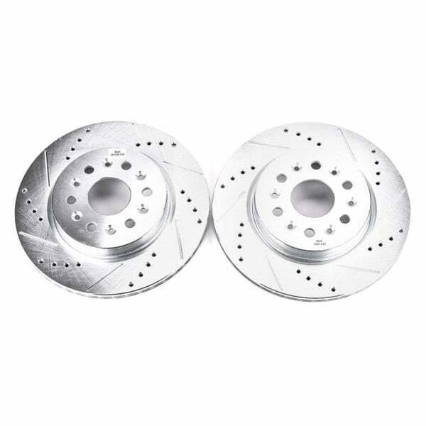 Power Stop 18-19 Buick Enclave Rear Evolution Drilled & Slotted Rotors - Pair - AR82193XPR