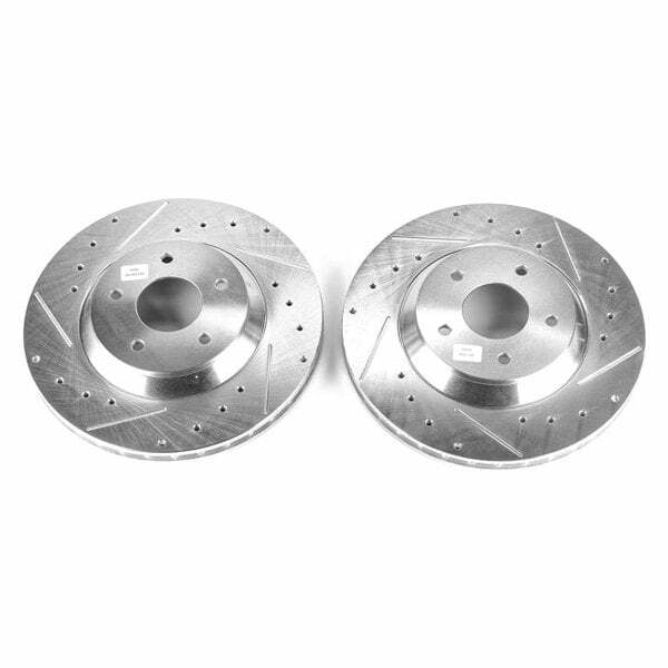 Power Stop 88-96 Chevrolet Corvette Front Evolution Drilled & Slotted Rotors - Pair - AR8246XPR
