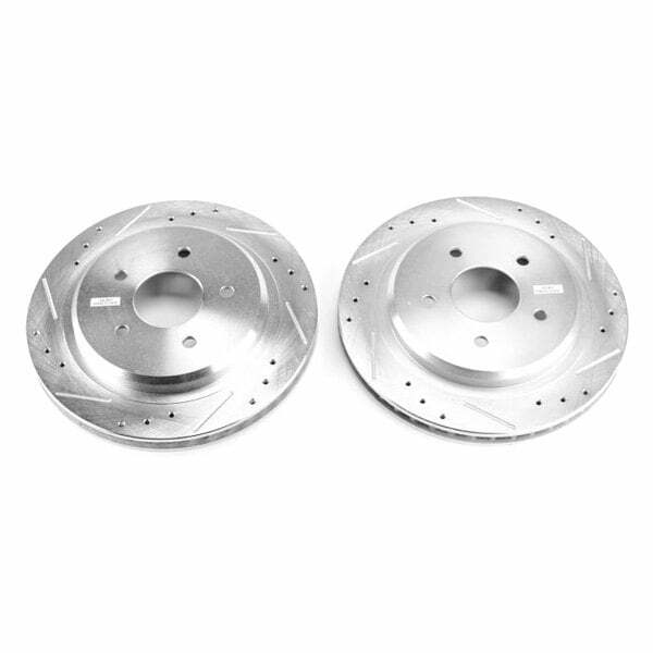 Power Stop 04-09 Cadillac XLR Rear Evolution Drilled & Slotted Rotors - Pair - AR8261XPR