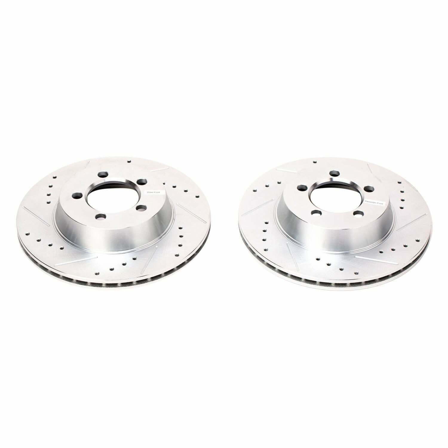 Power Stop 67-72 Dodge Dart Front Evolution Drilled & Slotted Rotors - Pair - AR8305XPR