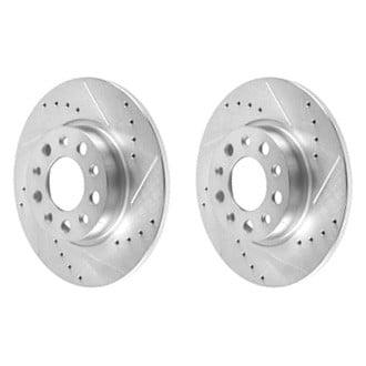 Power Stop 16-18 Fiat 500X Rear Evolution Drilled & Slotted Rotors - Pair - AR83097XPR