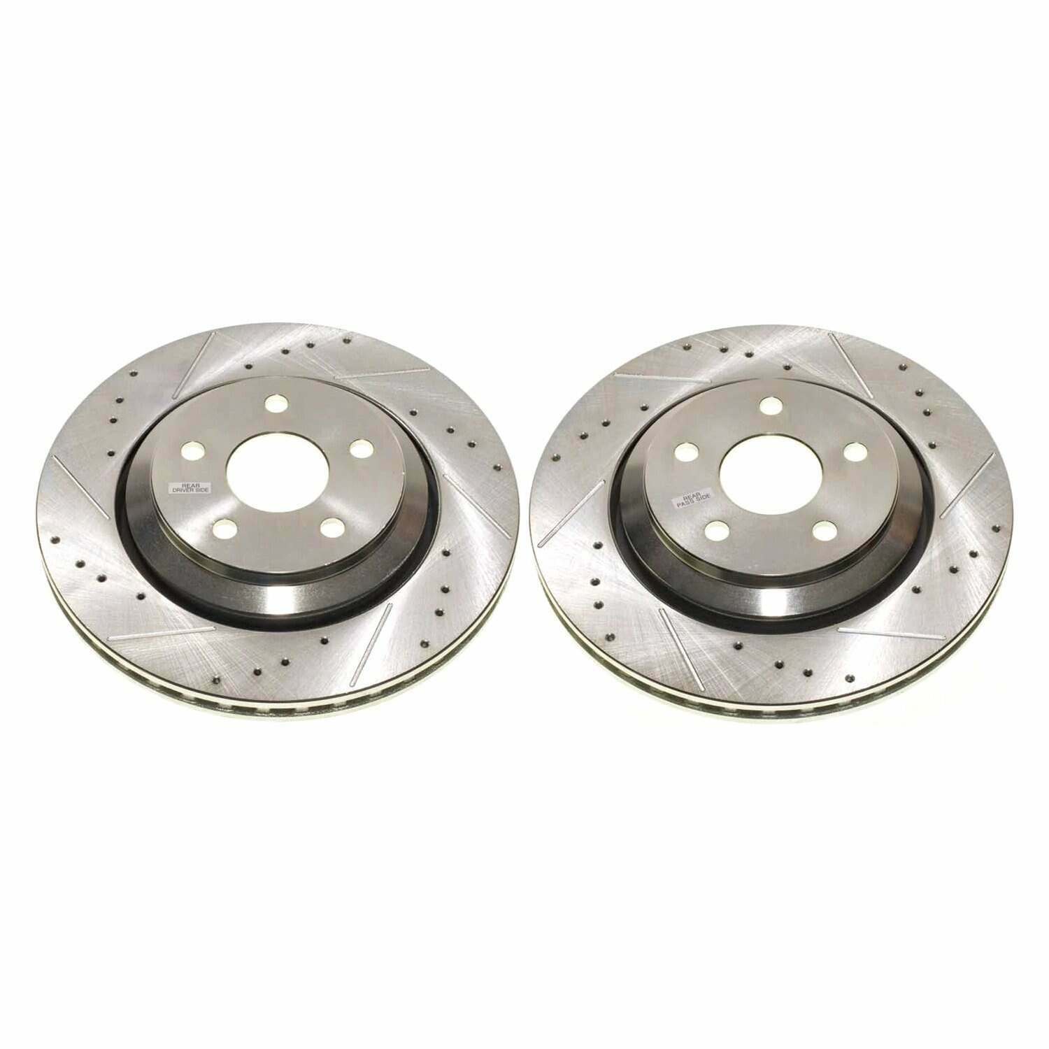 Power Stop 21-23 Dodge Durango Rear Drilled & Slotted Rotor (Pair) - AR83111XPR