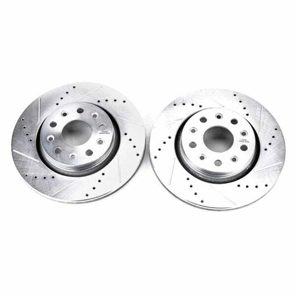 Power Stop 18-19 Jeep Wrangler Front Evolution Drilled & Slotted Rotors - Pair - AR8386XPR