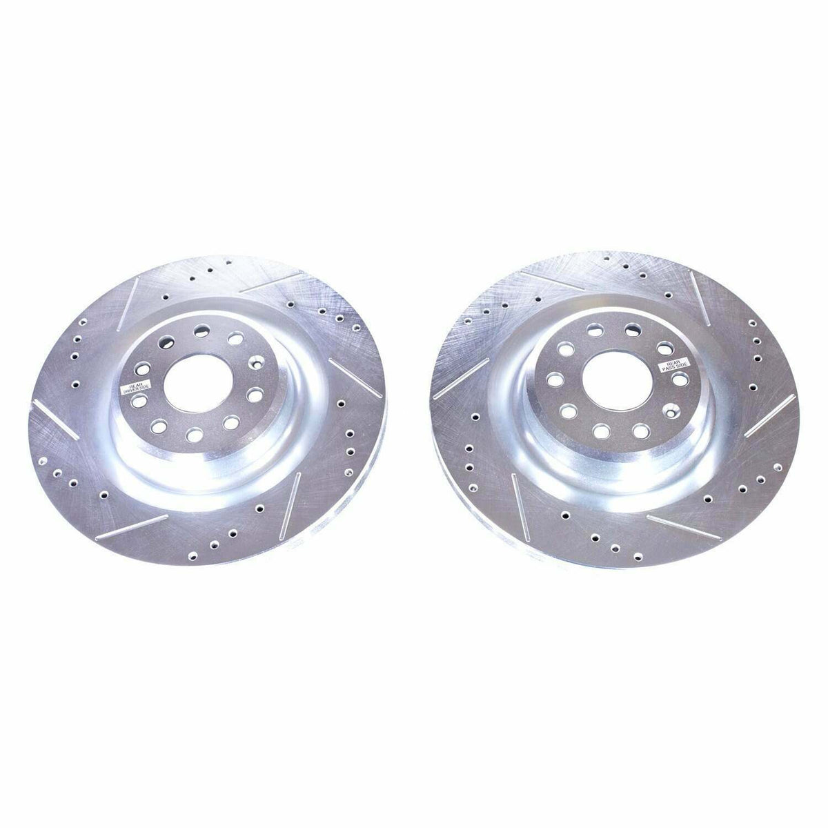 Power Stop 12-18 Tesla Model S Rear Evolution Drilled & Slotted Rotors - Pair - AR84001XPR