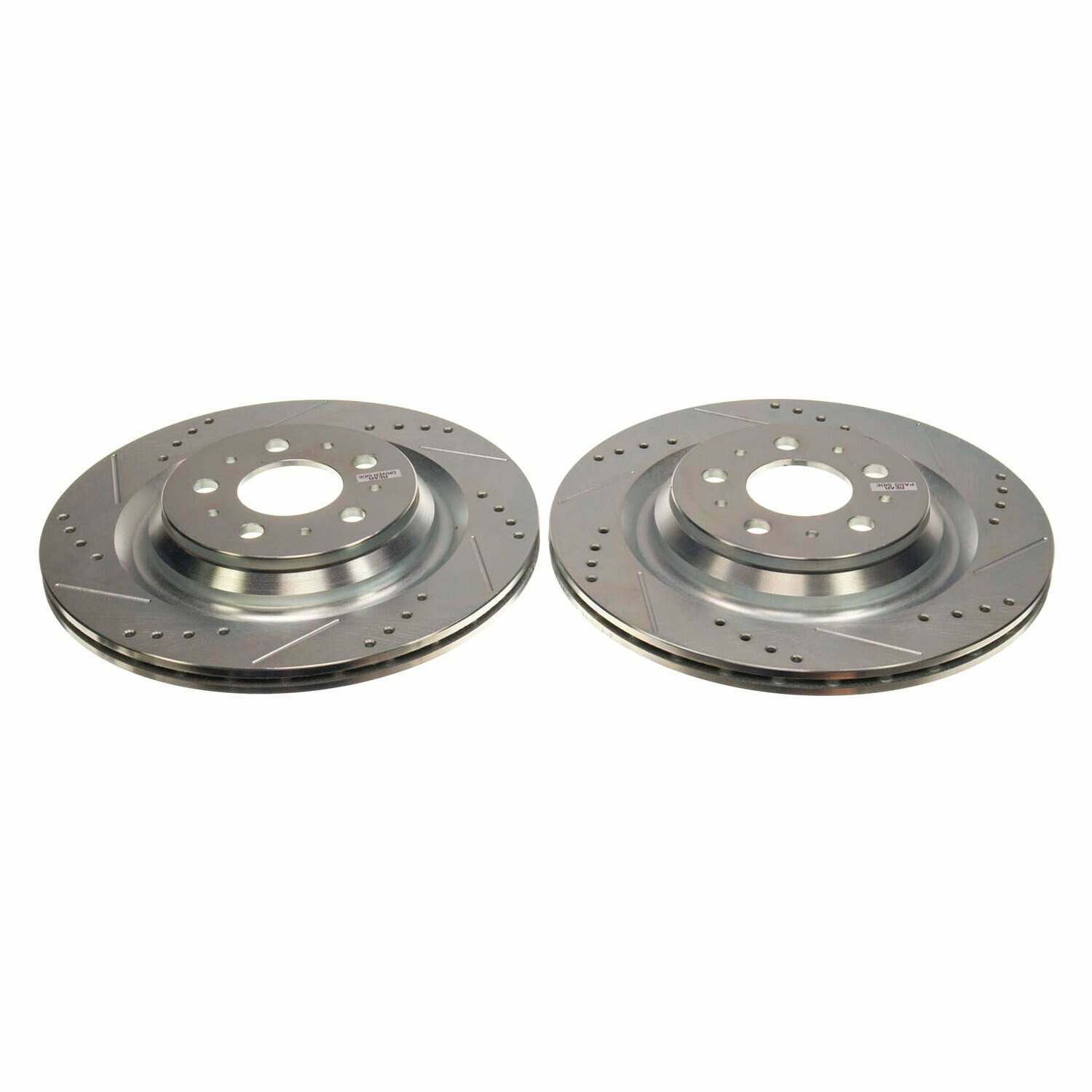 Power Stop 17-21 Tesla 3 Rear Drilled & Slotted Rotor (Pair) - AR84007XPR
