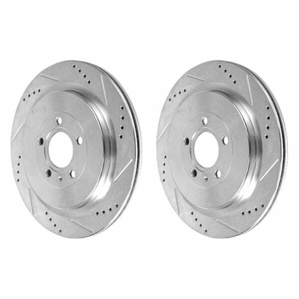 Power Stop 13-14 Ford Mustang Rear Evolution Drilled & Slotted Rotors - Pair - AR85152XPR