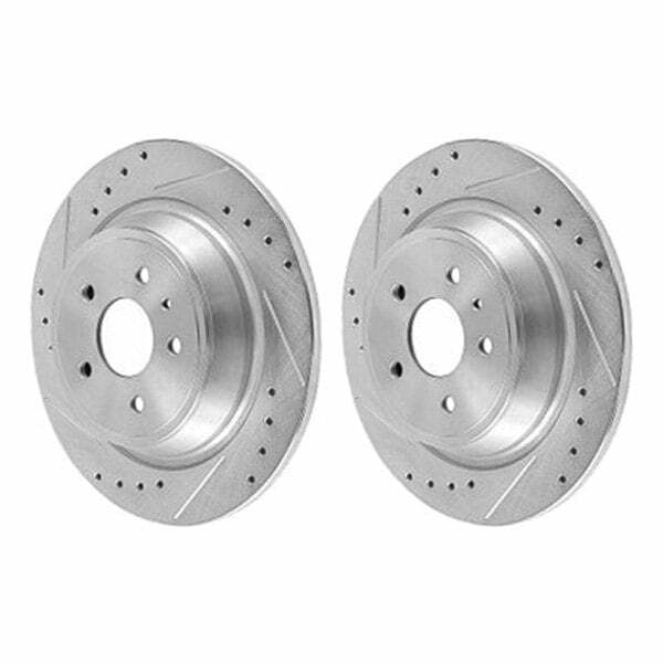 Power Stop 17-19 Ford Escape Rear Evolution Drilled & Slotted Rotors - Pair - AR85166XPR