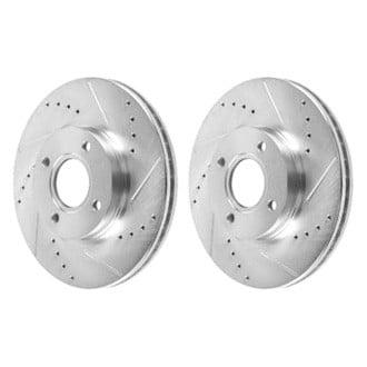 Power Stop 14-19 Ford Fiesta Front Evolution Drilled & Slotted Rotors - Pair - AR85167XPR