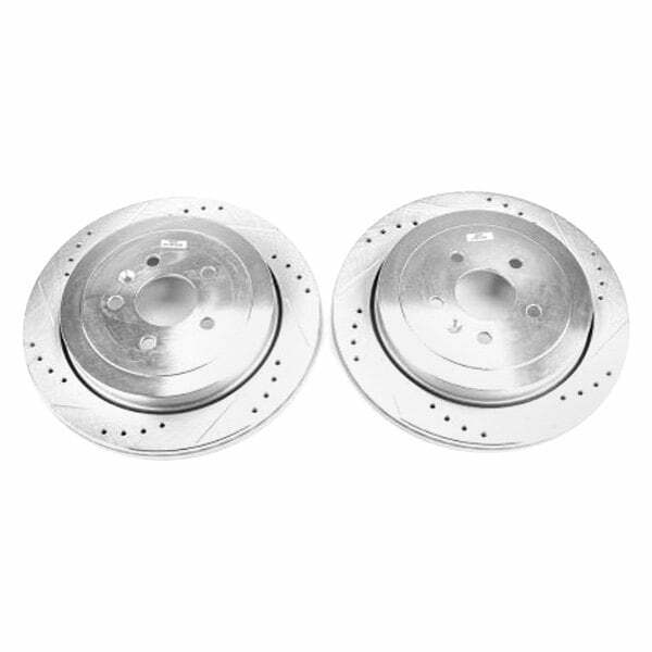 Power Stop 13-19 Lincoln MKT Rear Evolution Drilled & Slotted Rotors - Pair - AR85168XPR