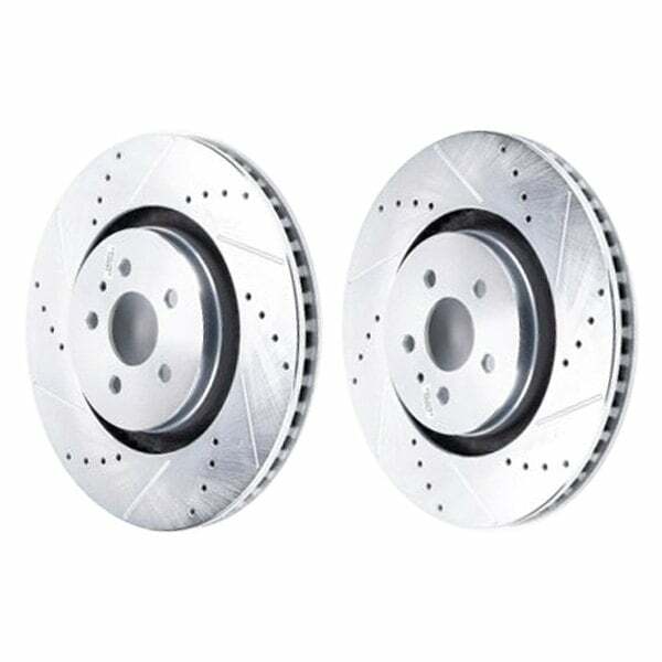 Power Stop 15-18 Ford Edge Front Evolution Drilled & Slotted Rotors - Pair - AR85173XPR