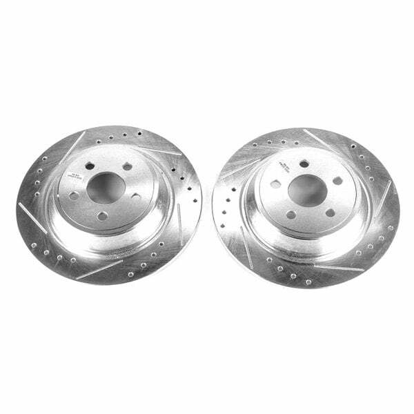 Power Stop 15-19 Ford Edge Rear Evolution Drilled & Slotted Rotors - Pair - AR85174XPR