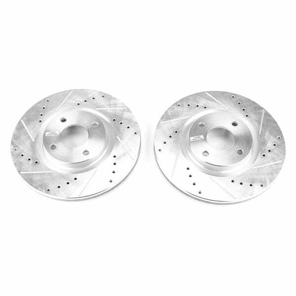 Power Stop 2018 Ford EcoSport Front Evolution Drilled & Slotted Rotors - Pair - AR85191XPR