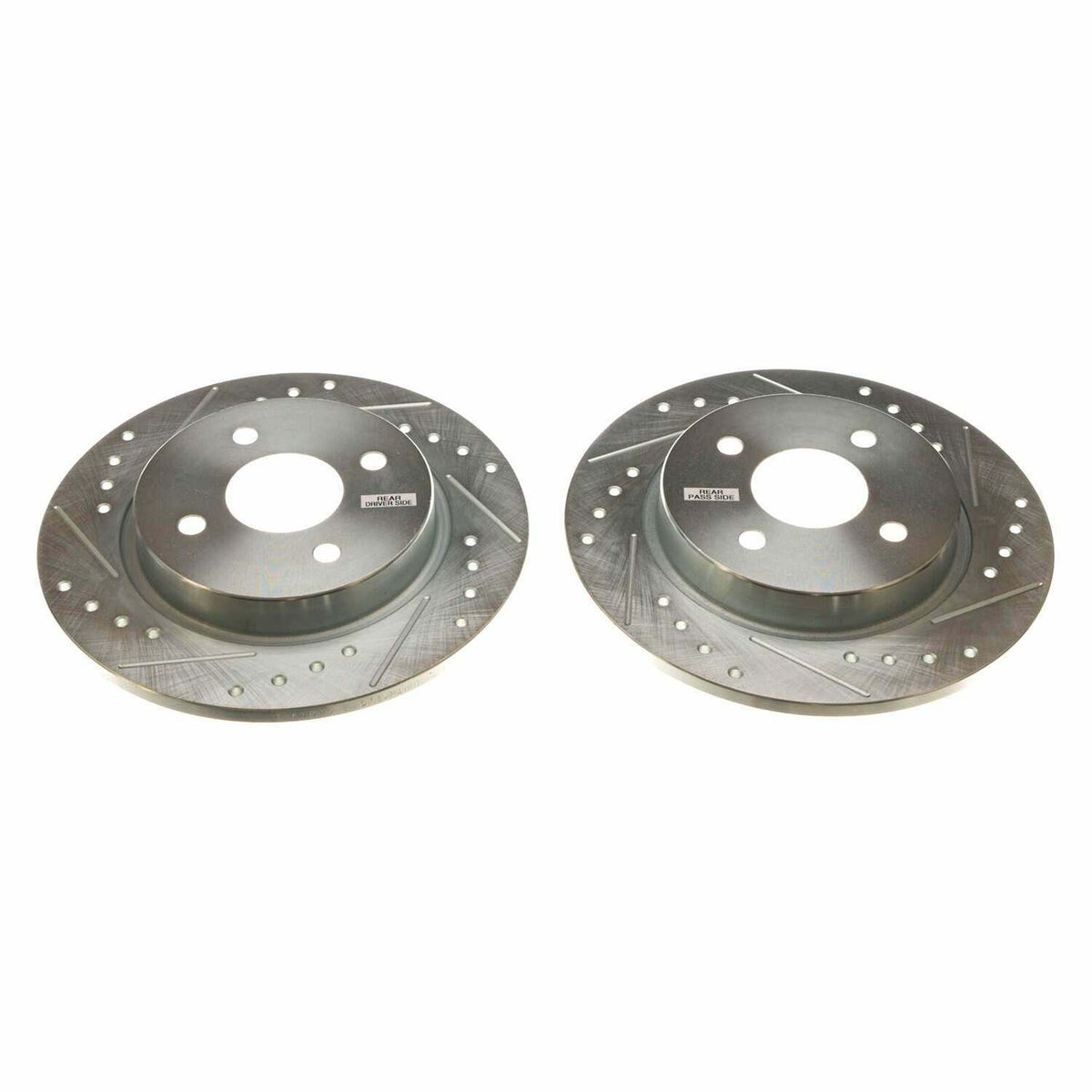 Power Stop 2018 Ford EcoSport Rear Evolution Drilled & Slotted Rotors - Pair - AR85193XPR