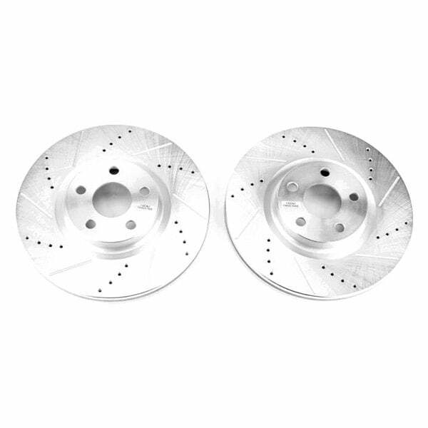 Power Stop 17-19 Lincoln MKZ Front Evolution Drilled & Slotted Rotors - Pair - AR85194XPR