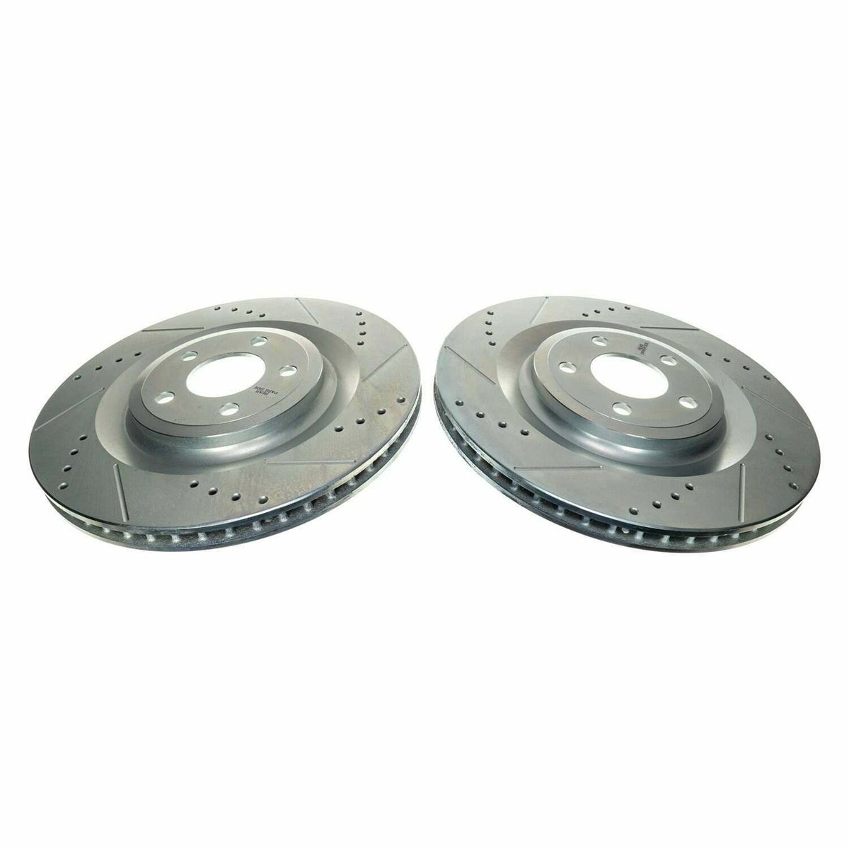Power Stop 20-22 Lincoln Aviator Rear Drilled & Slotted Rotor (Pair) - AR85205XPR