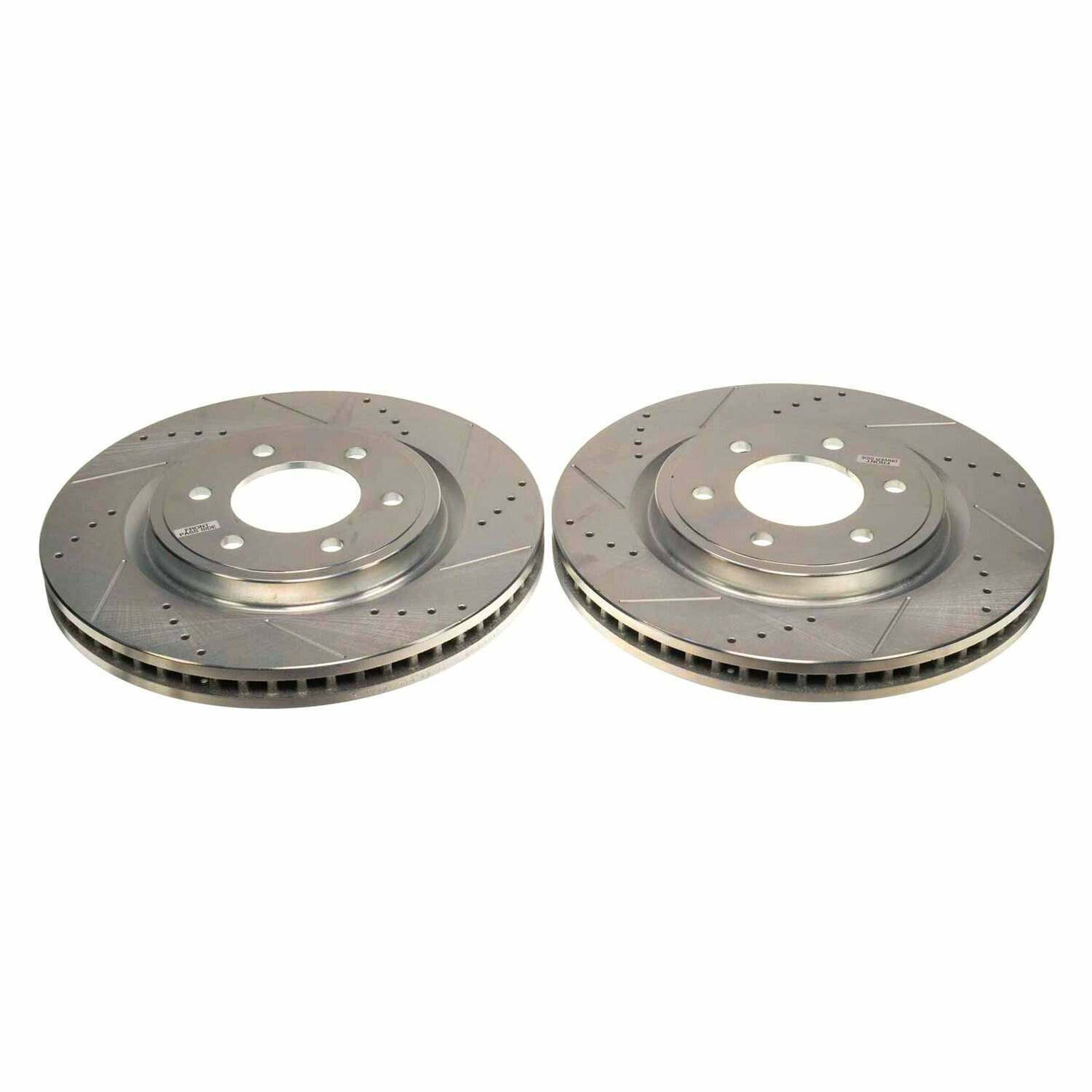 Power Stop 21-22 Ford F-150 Front Drilled & Slotted Rotor (Pair) - AR85207XPR