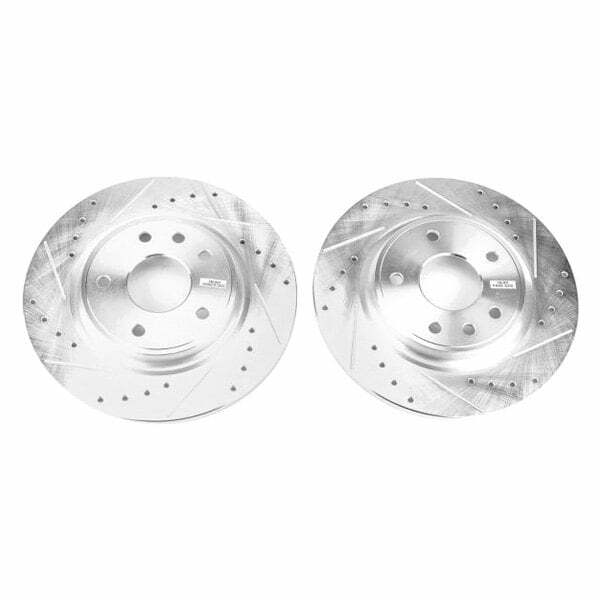 Power Stop 17-19 Chrysler Pacifica Rear Evolution Drilled & Slotted Rotors - Pair - AR86001XPR