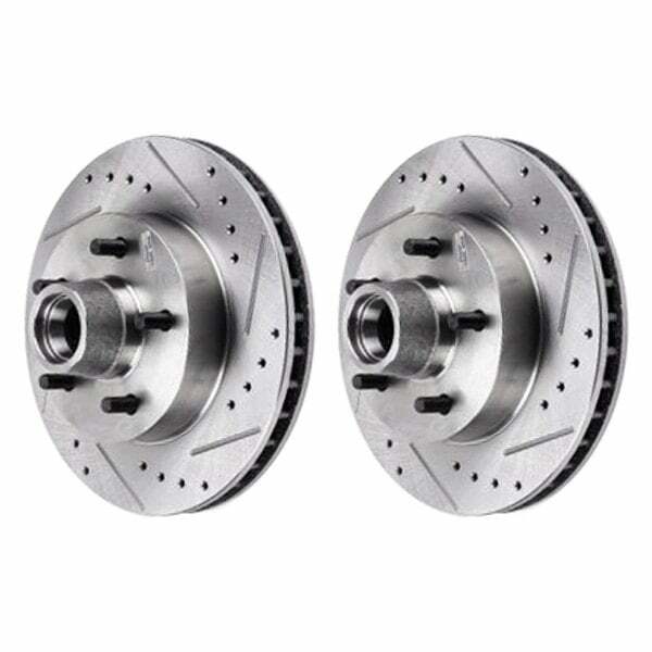 Power Stop 71-73 Buick Centurion Front Evolution Drilled & Slotted Rotors - Pair - AR8600XPR