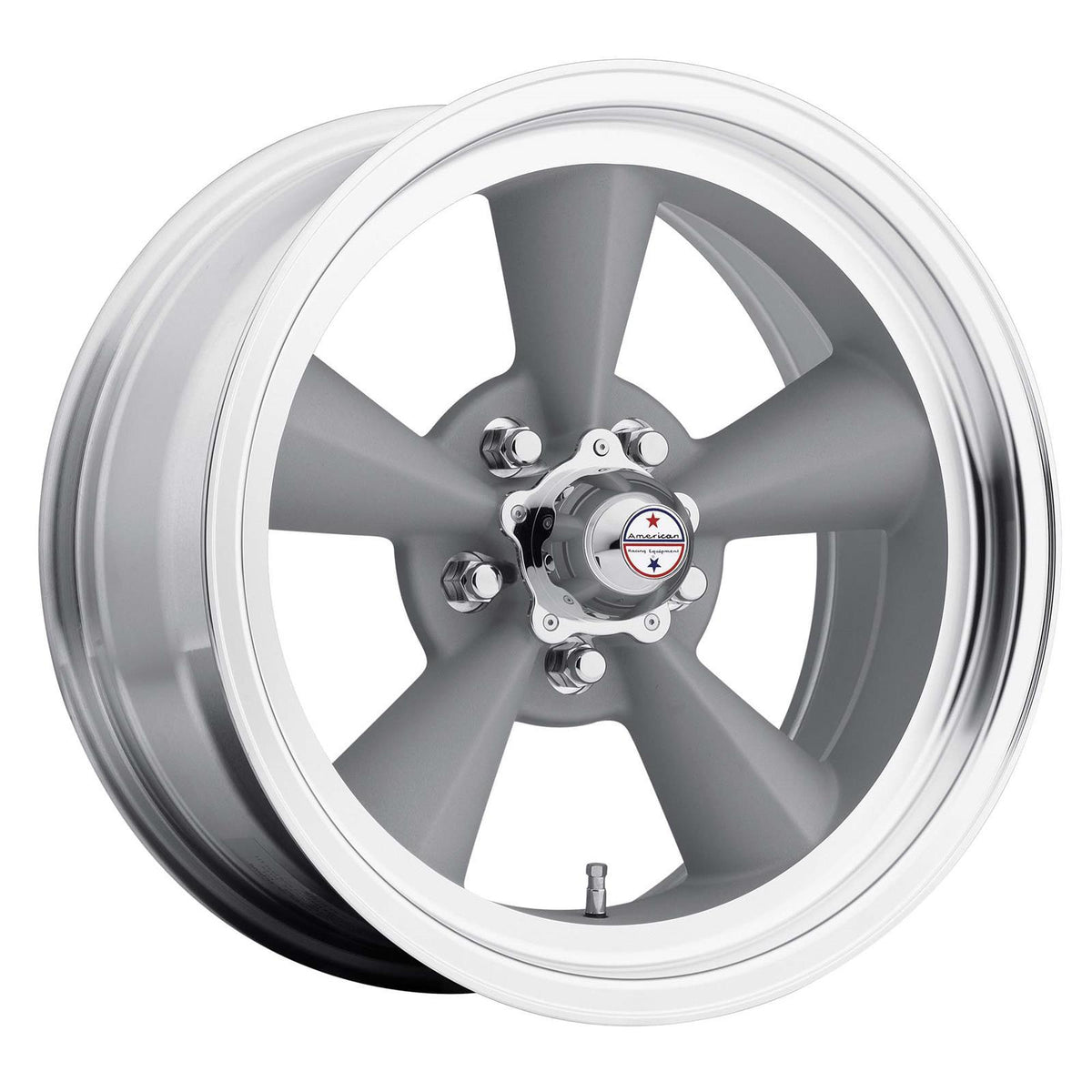 American Racing Wheels VN309 Tt O 15X7 in Vintage Silver W/ Machined Lip - 5X4.5 Bolt, -6 Offset - VN3095765