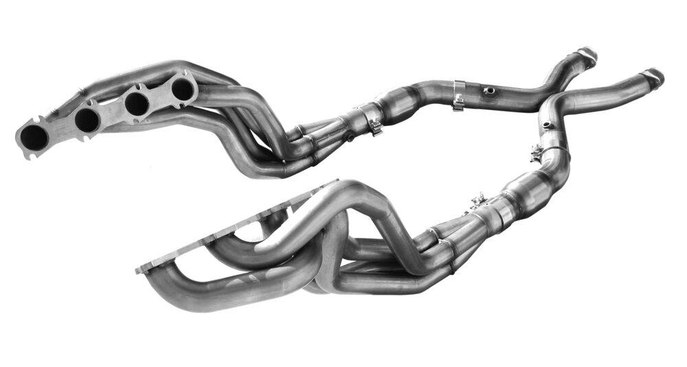 American Racing Headers 99-04 Mustang GT 1-5/8" x 2.5" Longtube Headers w/2.5" Catted Mid-Pipe