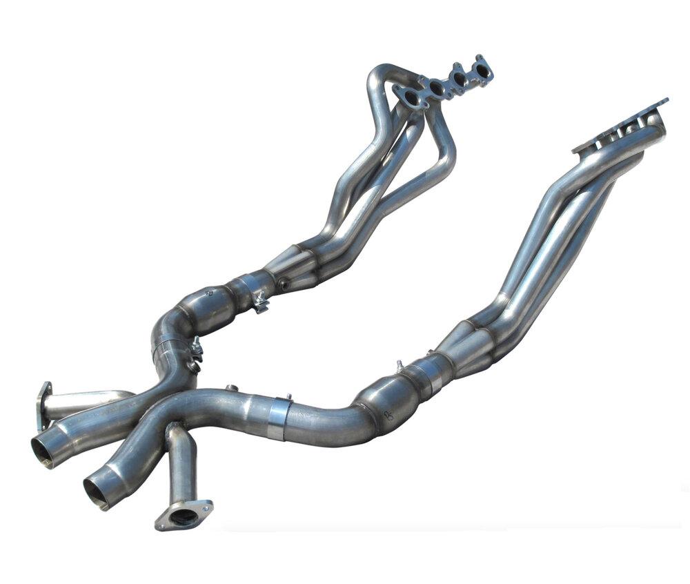 American Racing Headers Mustang Boss 302 1-7/8" Long Tube Headers w/ 3" Off Road Mid Pipe