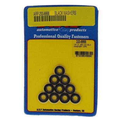 ARP 1/4 ID .550 OD black washer 10pk - 200-8668