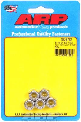 ARP 5/16-24 SS fine nyloc hex nut kit - 400-8762