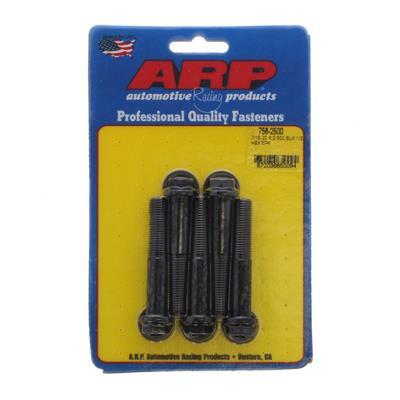 ARP 7/16-20 X 2.500 1/2 wrenching hex black oxide bolts - 756-2500