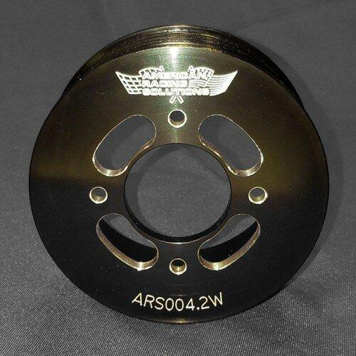 American Racing Solutions ARS4.2W4 Billet Water Pump Pulley - 4.2" x 10 Rib 4 Bolt