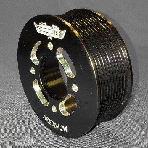 American Racing Solutions ARS4.2W4 Billet Water Pump Pulley - 4.2" x 10 Rib 4 Bolt