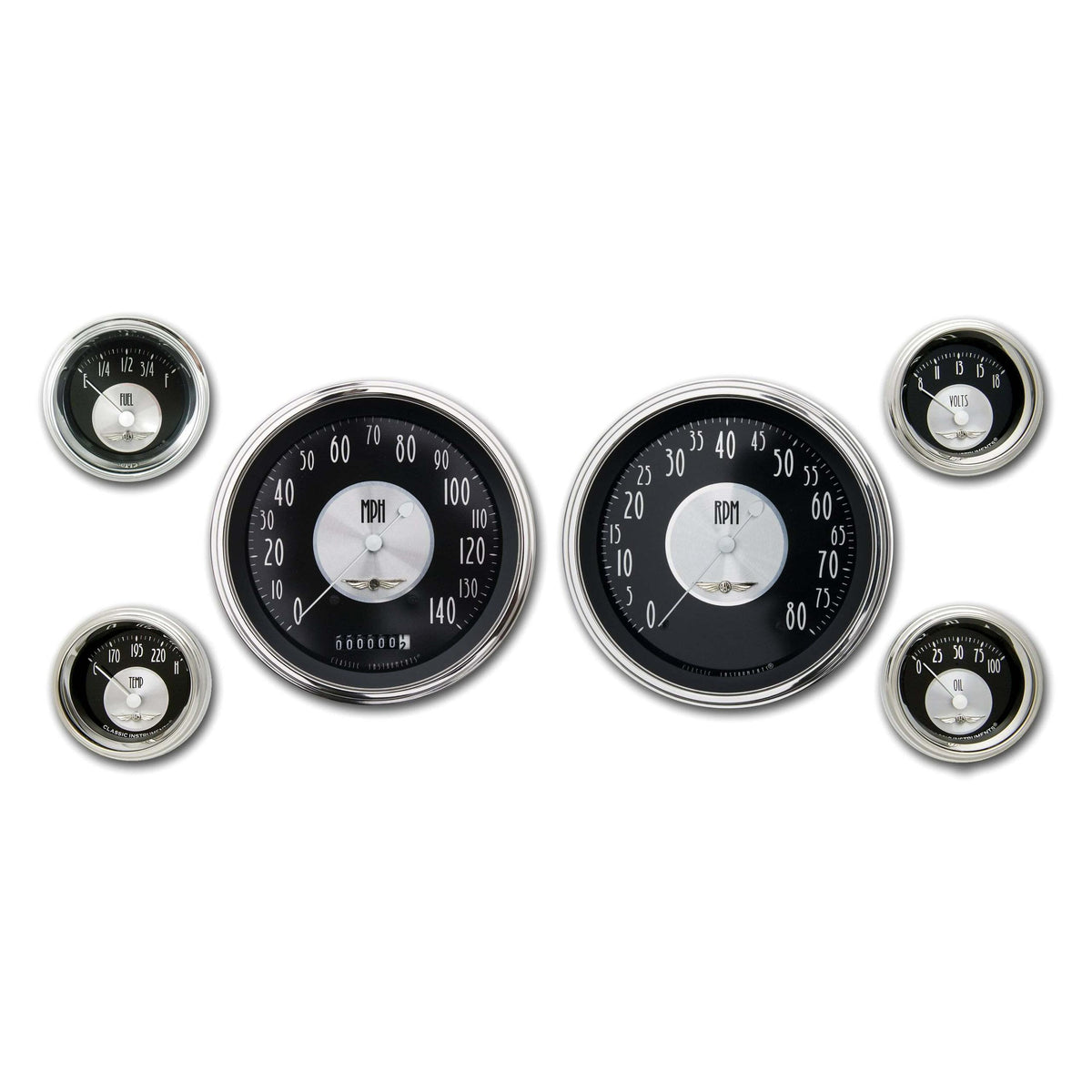 Classic Instruments American Tradition 6 Gauge Set - AT51SLC