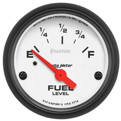 Auto Meter 2-1/16" FUEL LEVEL, 0-90 Ω, SSE, GM, `65-PRESENT - 5714