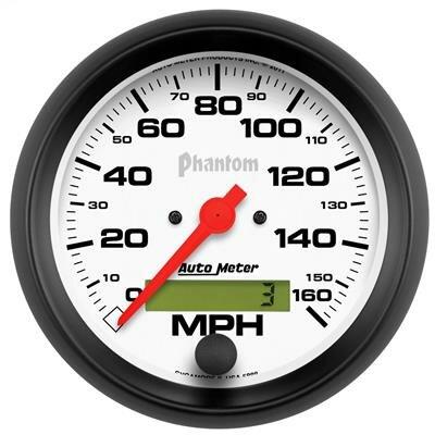 Auto Meter 3-3/8" SPEEDOMETER, 0-160 MPH, PHANTOM - 5888