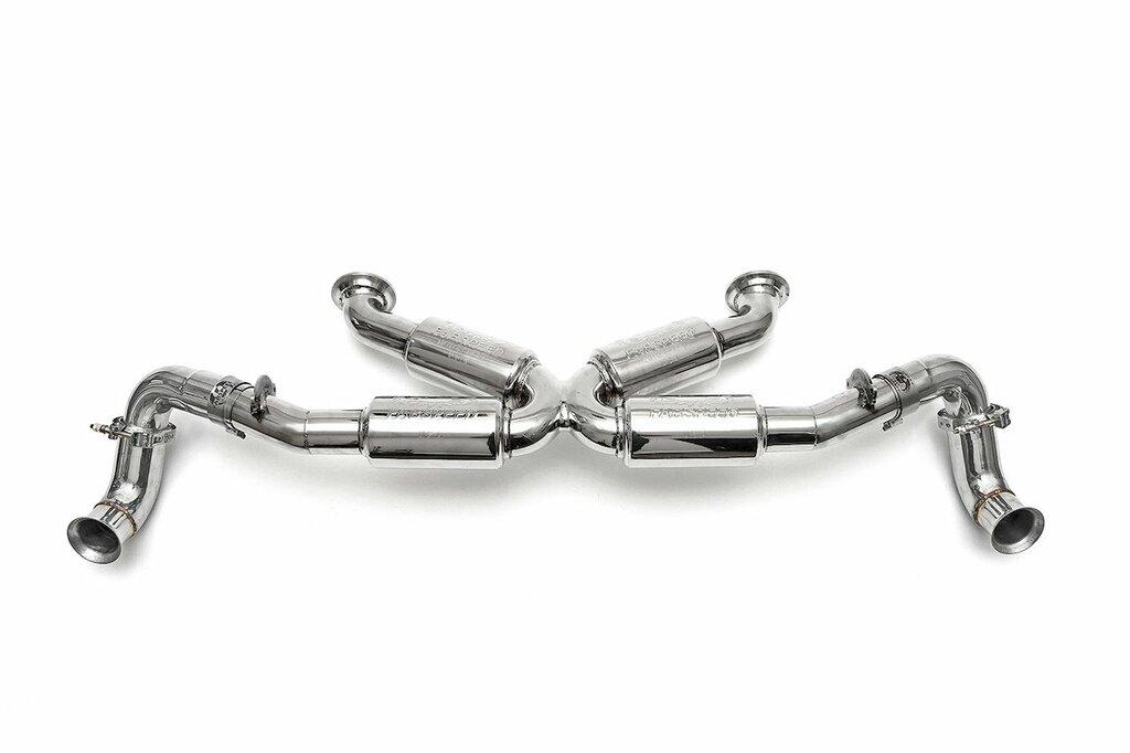 Fabspeed 2014-2015 Audi R8 V8 2.5' Supersport X-Pipe Exhaust System. WILL NOT WORK ON THE V10. - FS.AUD.R8V82.SS