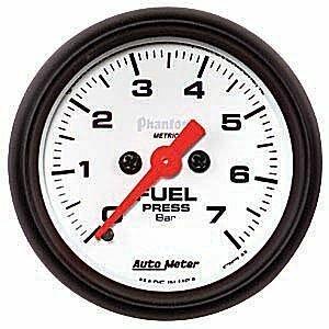 Autometer Phantom Series Elec. 2 1/16" 0-100 PSI Fuel Pressure