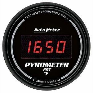 Autometer Sport Comp Digital Series 0-2000deg Pyrometer Gauge