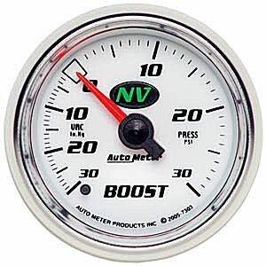 Autometer NV Series 2-1/16" Mechanical -30/+30psi Boost/Vac