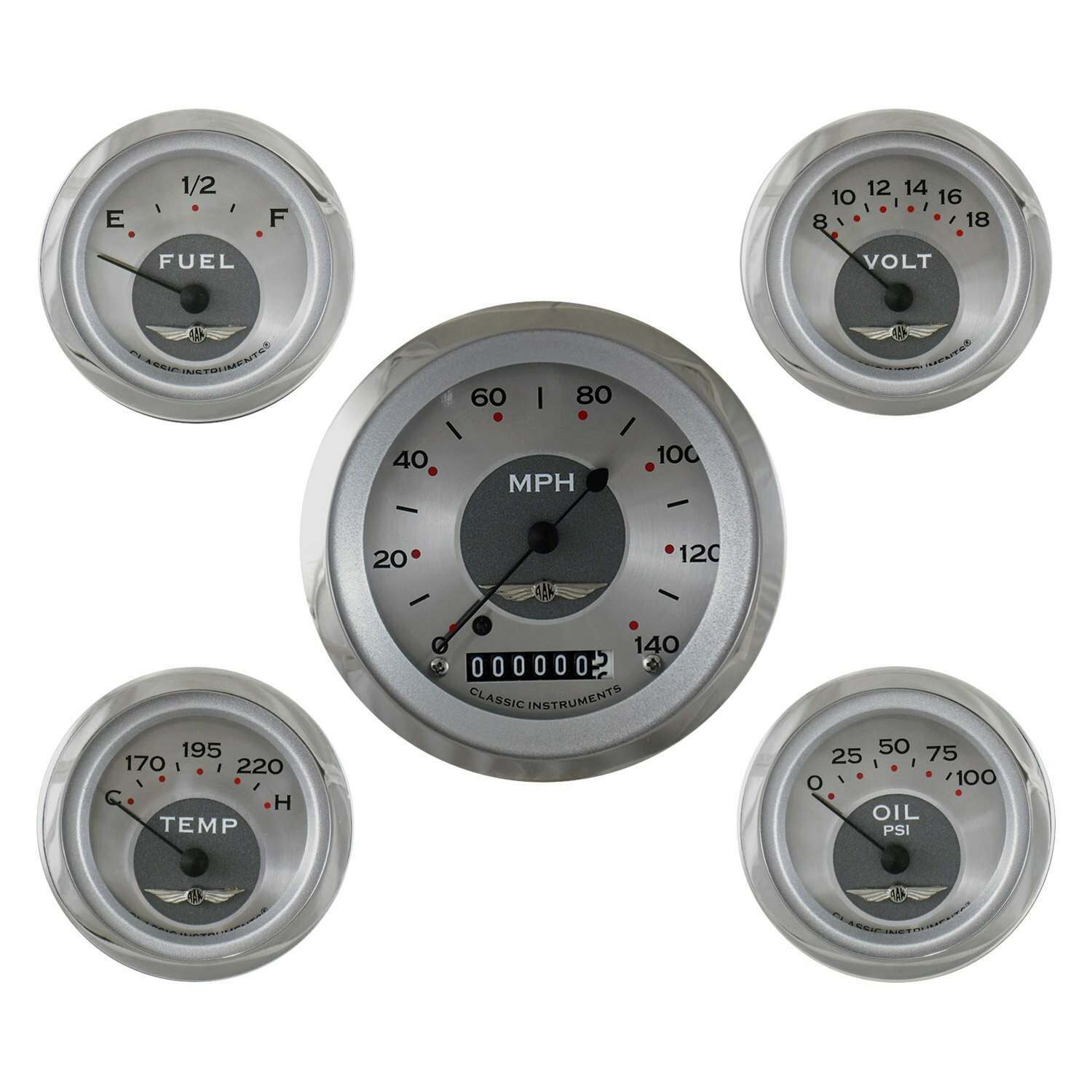Classic Instruments All American 5 Gauge Set - AW00SRC