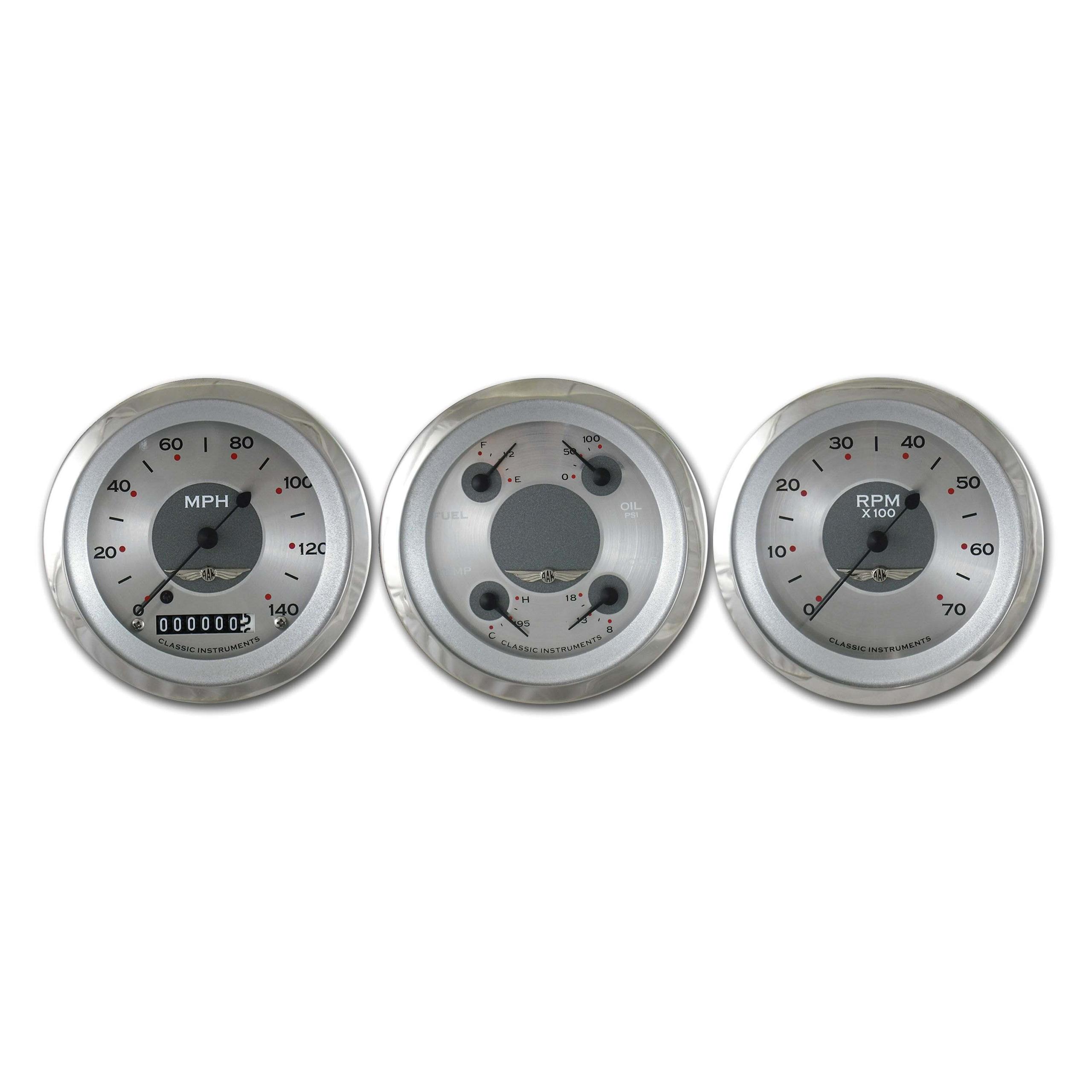 Classic Instruments All American 3 Gauge Set - AW03SRC