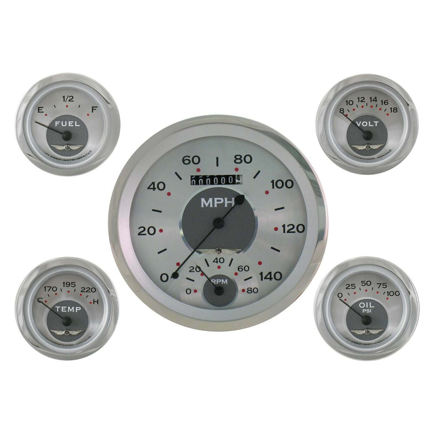 Classic Instruments All American 5 Gauge Set - AW65SRC