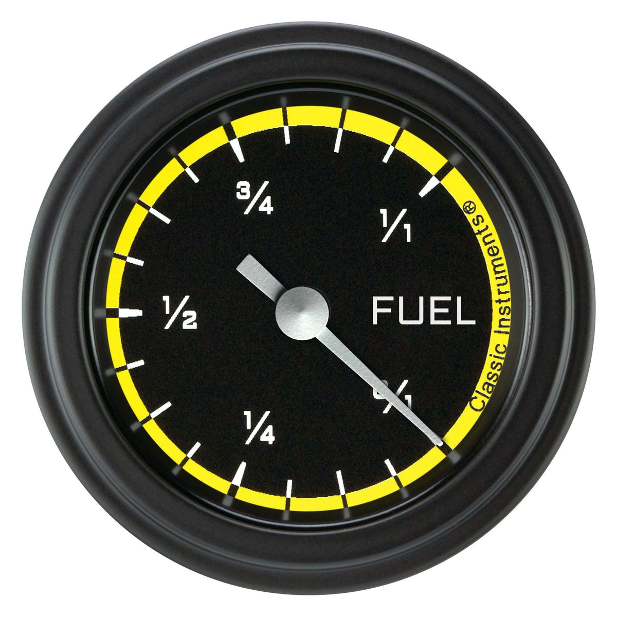 Classic Instruments Fuel Gauge,Full Sweep 2 1/8" Diameter - AX109YBLF
