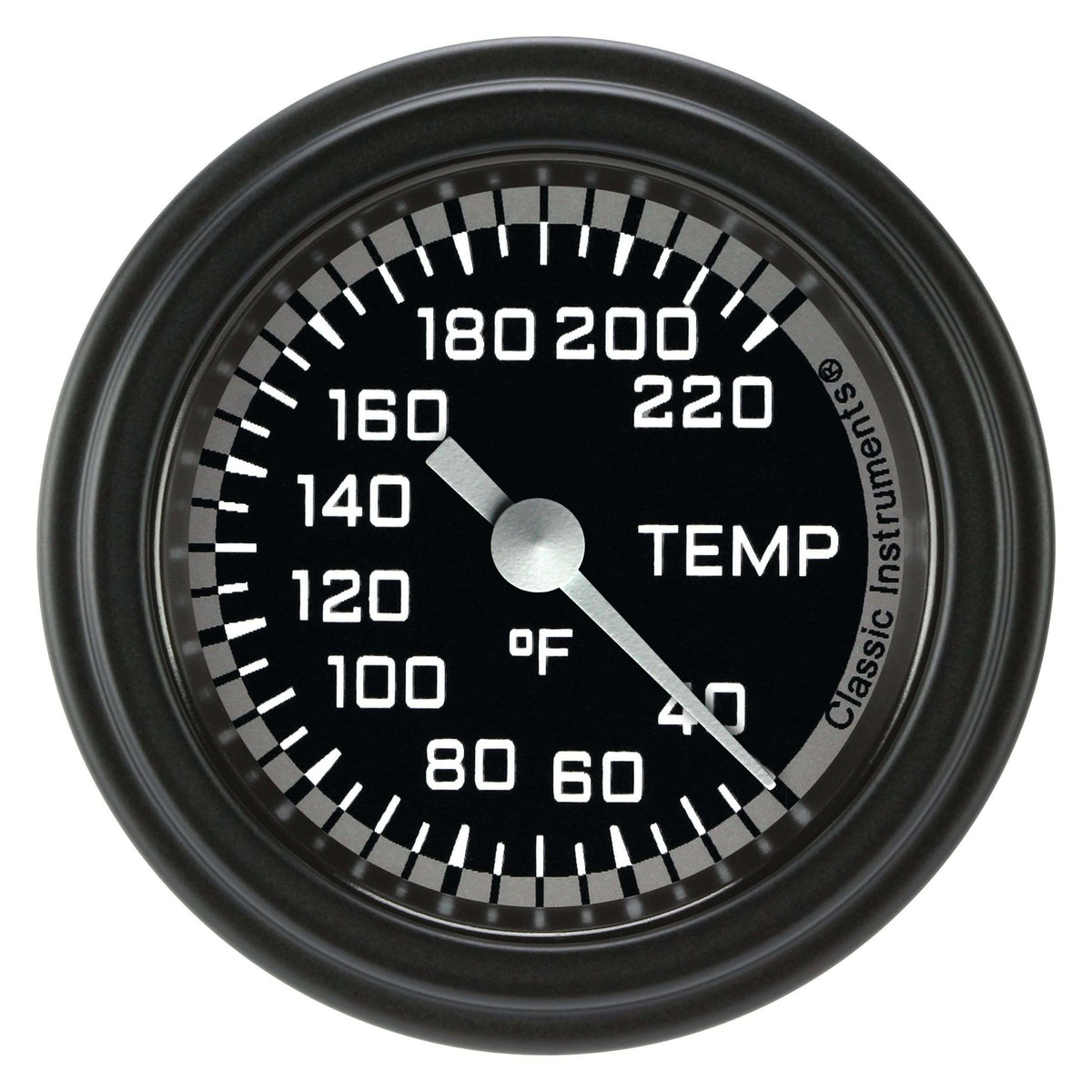 Classic Instruments Stock Eliminator Temperature Gauge,Full Sweep 2 1/8" Diameter - AX129GBLF