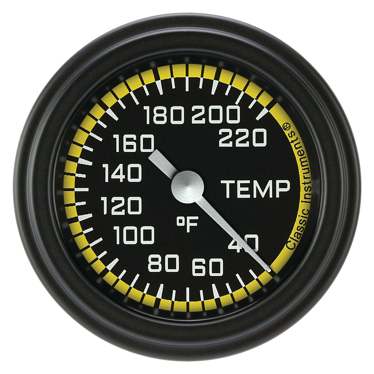 Classic Instruments Stock Eliminator Temperature Gauge,Full Sweep 2 1/8" Diameter - AX129YBLF