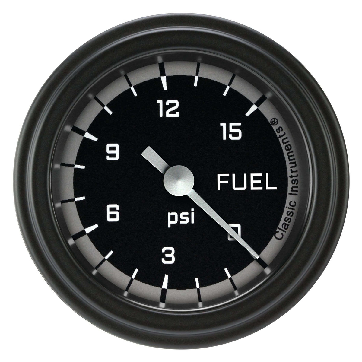 Classic Instruments Fuel Pressure Gauge,Full Sweep 2 1/8" Diameter - AX145GBLF