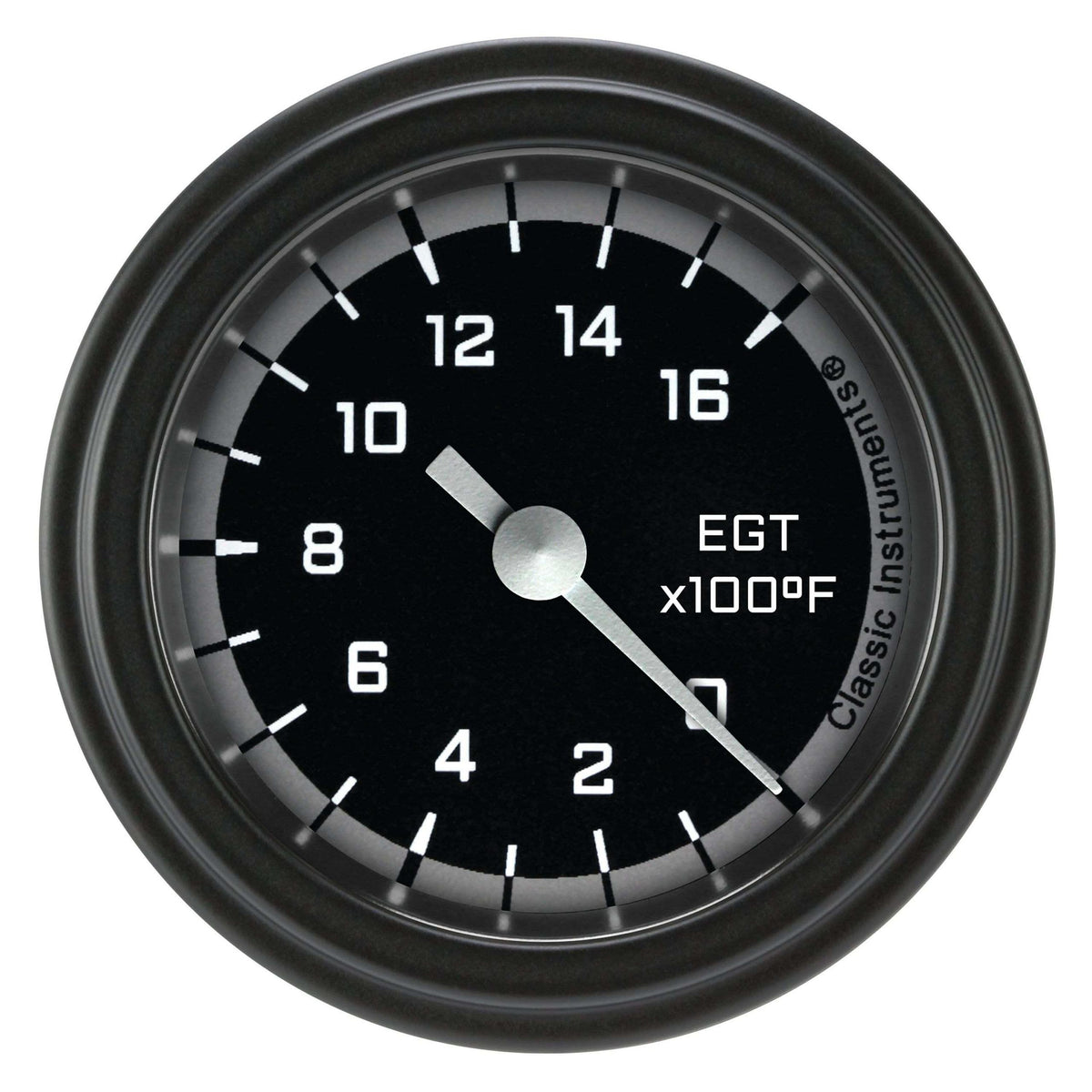 Classic Instruments Exhaust Gas Temperature Gauge,Full Sweep 2 1/8" Diameter - AX198GBLF